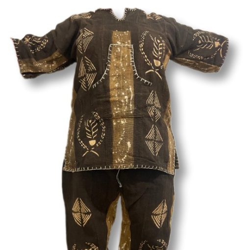 ENSEMBLE BOUBOU EN TISSU BOGOLAN Koyate Taille M/L