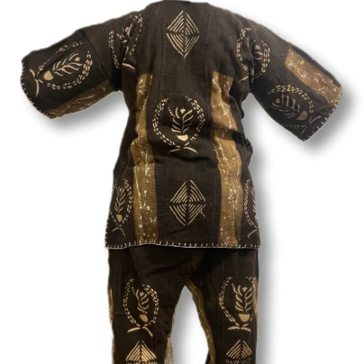 ENSEMBLE BOUBOU EN TISSU  BOGOLAN Koyate Taille  M/L – Image 2
