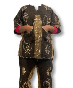 ENSEMBLE BOUBOU EN TISSU BOGOLAN Koyate Taille M/L