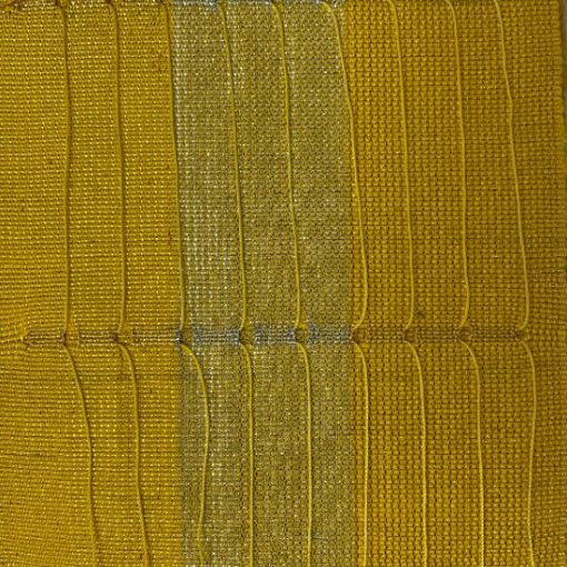 Bande de tissu de 16 cm de large Tissée à la main par des tisserands nigérians (Nigéria) Coton/ fibres Mélangées Etoffe très souple et épaisse A assembler pour la confection de toutes vos tenues
