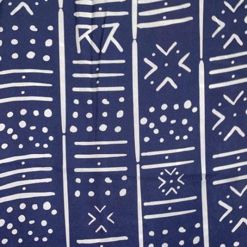 Satin/Soie en motif du tissu wax OLUWA