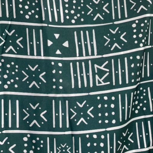 Satin/Soie en motif du tissu wax MOTALIE