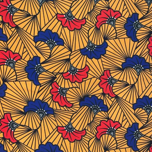 TISSU CREPE en motif du tissu wax imprimé