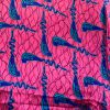 Satin/Soie en motif du tissu wax BEUGUA