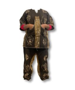 ENSEMBLE en tissu BOGOLAN ARTISANAL MODOU