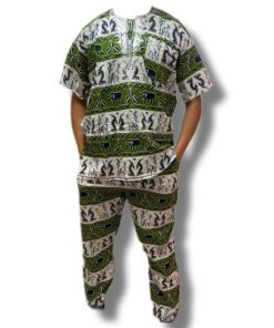 Boubou en wax Enzuka