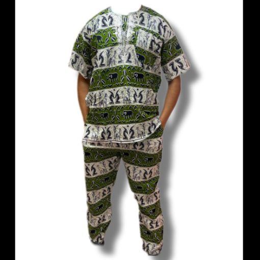 Boubou en wax Enzuka