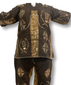 ENSEMBLE BOUBOU EN TISSU BOGOLAN Koyate Taille M/L
