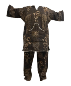 ENSEMBLE en tissu BOGOLAN ARTISANAL YACOUBA M/L
