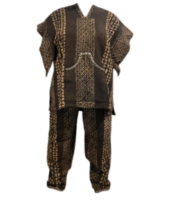 ENSEMBLE en tissu BOGOLAN ARTISANAL MODOU M/L
