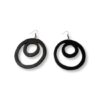 BOUCLE D'OREILLE EN BOIS EBENE YASSCO