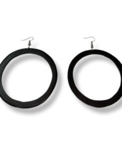 BOUCLE D'OREILLE EN BOIS EBENESIRRA
