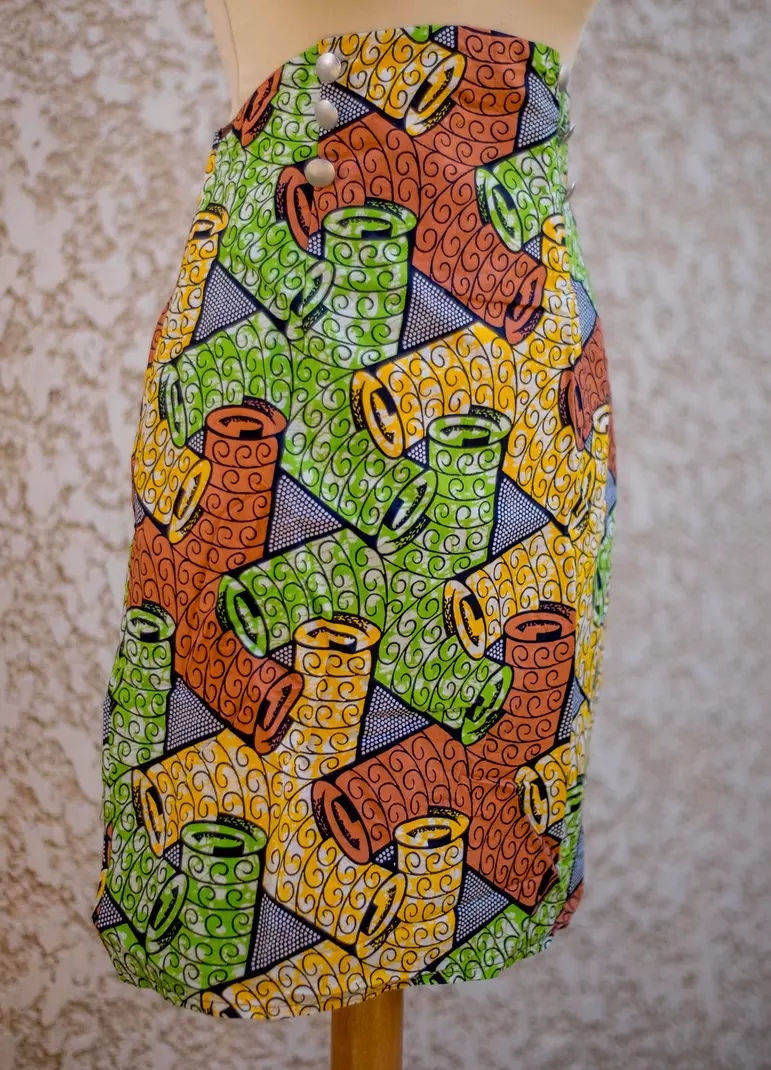 JUPE TAILLE HAUTE DROITE : MIRANA