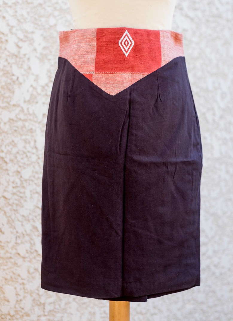JUPE DROITE TAILLE HAUTE : DORA