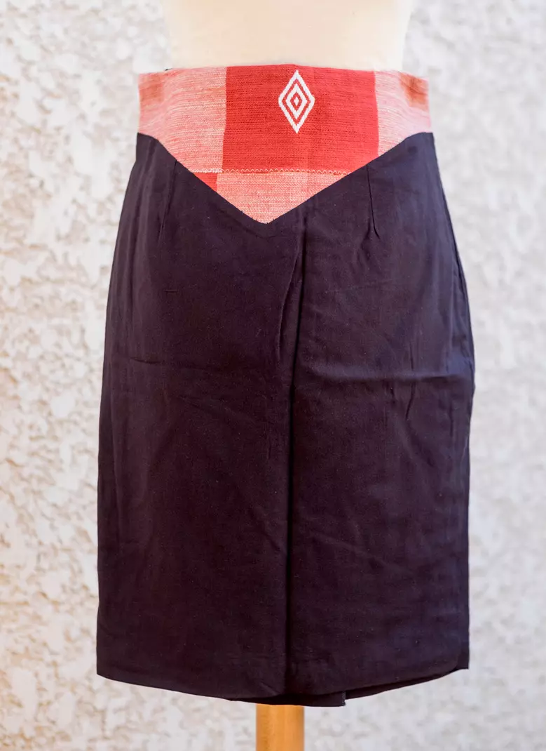 JUPE TAILLE HAUTE DROITE : DORA