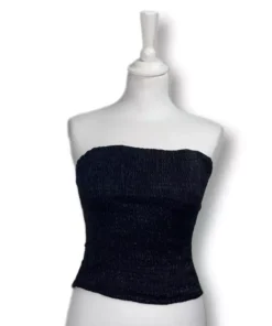 BUSTIER EN TISSU BAZIN PLISSE ARTISANALEMENT DALIA