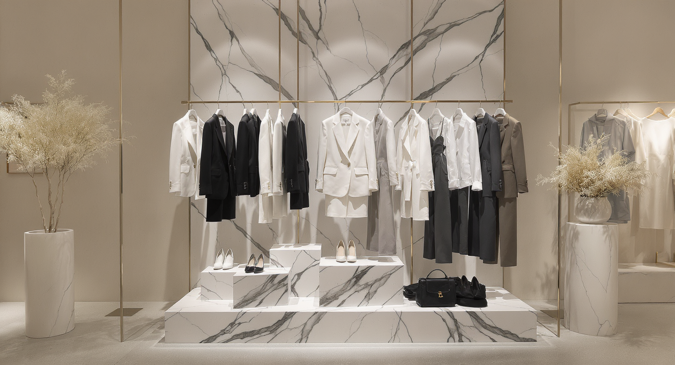 Femme élégante portant une tenue chic de Maison Beaurepaire