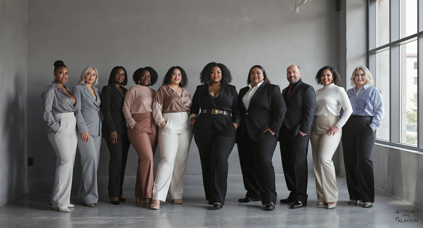 Vêtements taille en xl pour morphologies généreuses élégantes