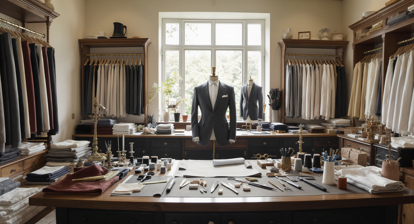 Tailleur de pantalon effectuant des retouches professionnelles à Beaurepaire