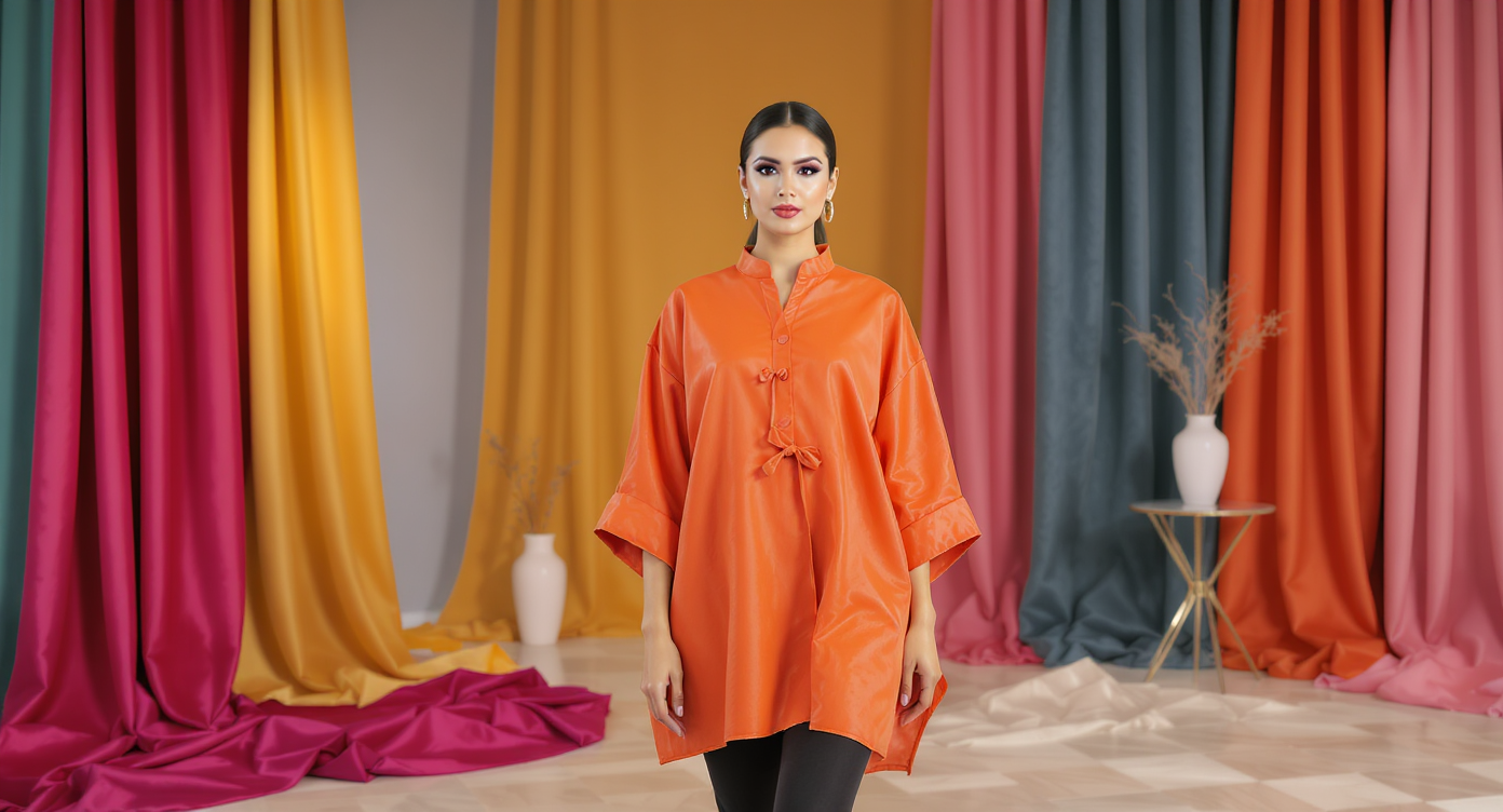 Tunique femme en wax élégante et confortable pour style moderne