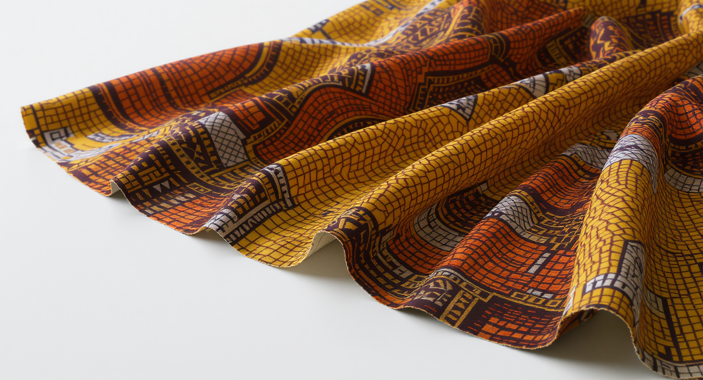 Tissu en wax coloré pour créations textiles sur mesure