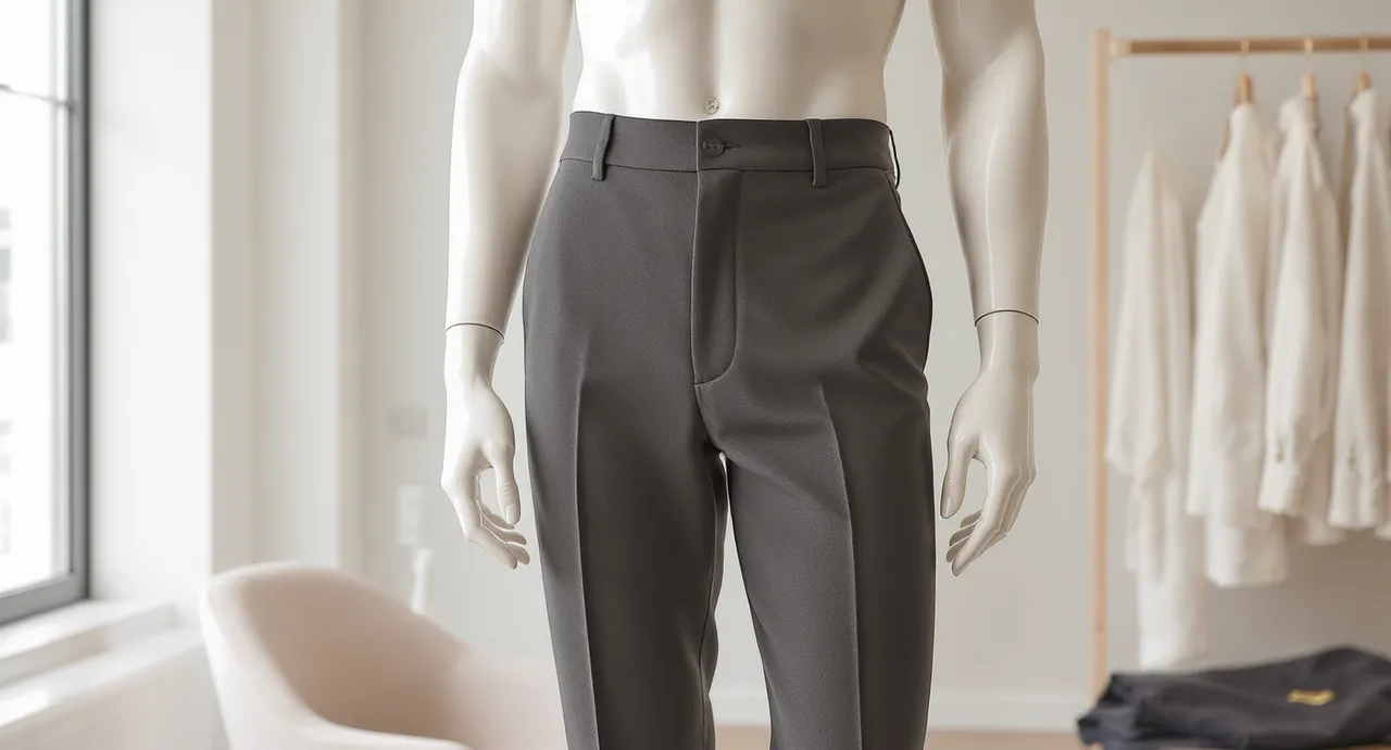 Pantalons avec différentes tailles pour guide de choix professionnel