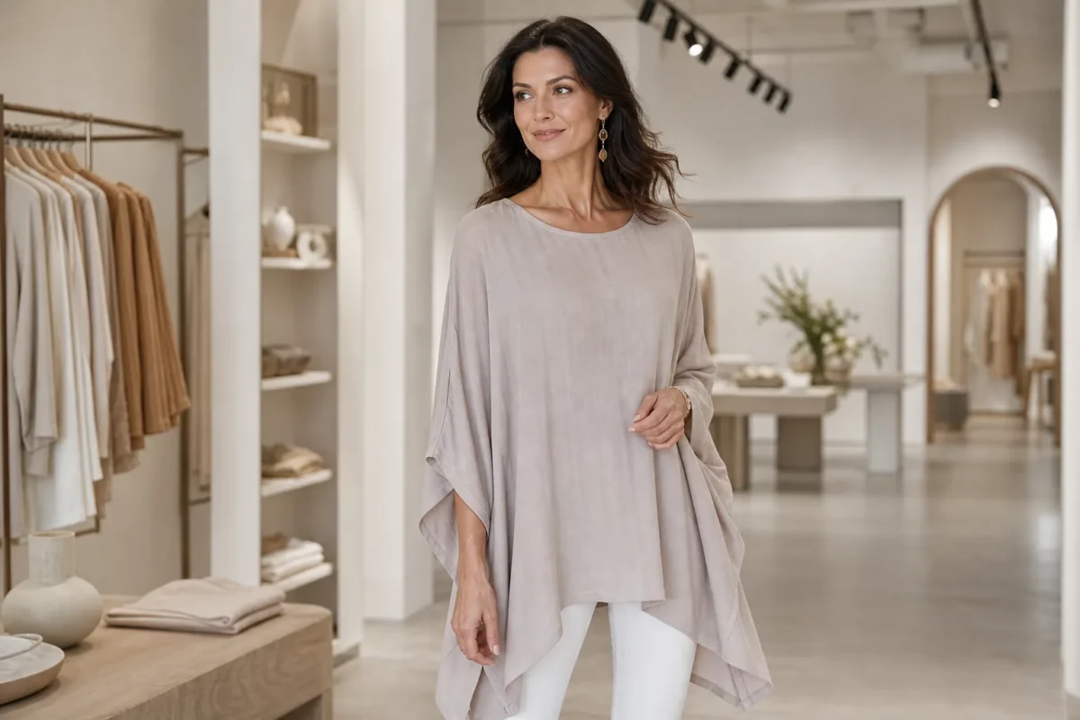 Tunique femme élégante en tissu confortable et authentique