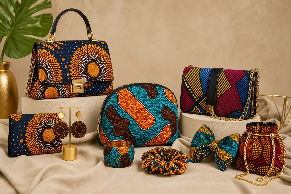 Accessoires en wax élégants pour sublimer un style moderne