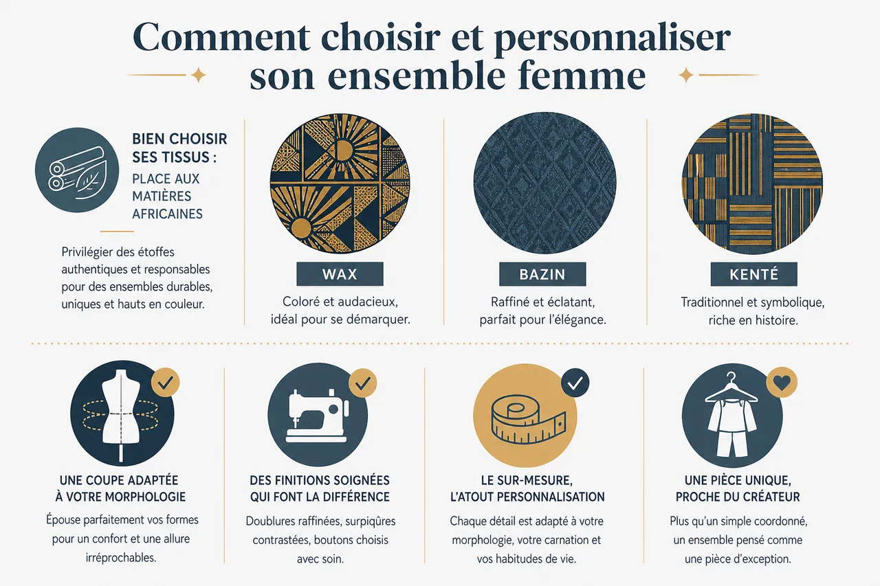Ensemble pour femme: 5 idées de tenues faciles à porter au quotidien , Comment choisir et personnaliser son ensemble femme