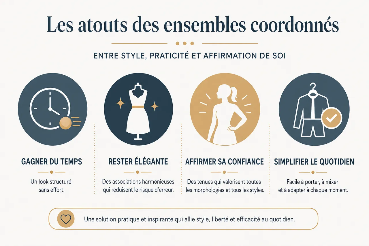 Pourquoi les ensembles coordonnés séduisent de plus en plus de femmes en 2026 , Les atouts des ensembles coordonnés: entre style, praticité et affirmation de soi