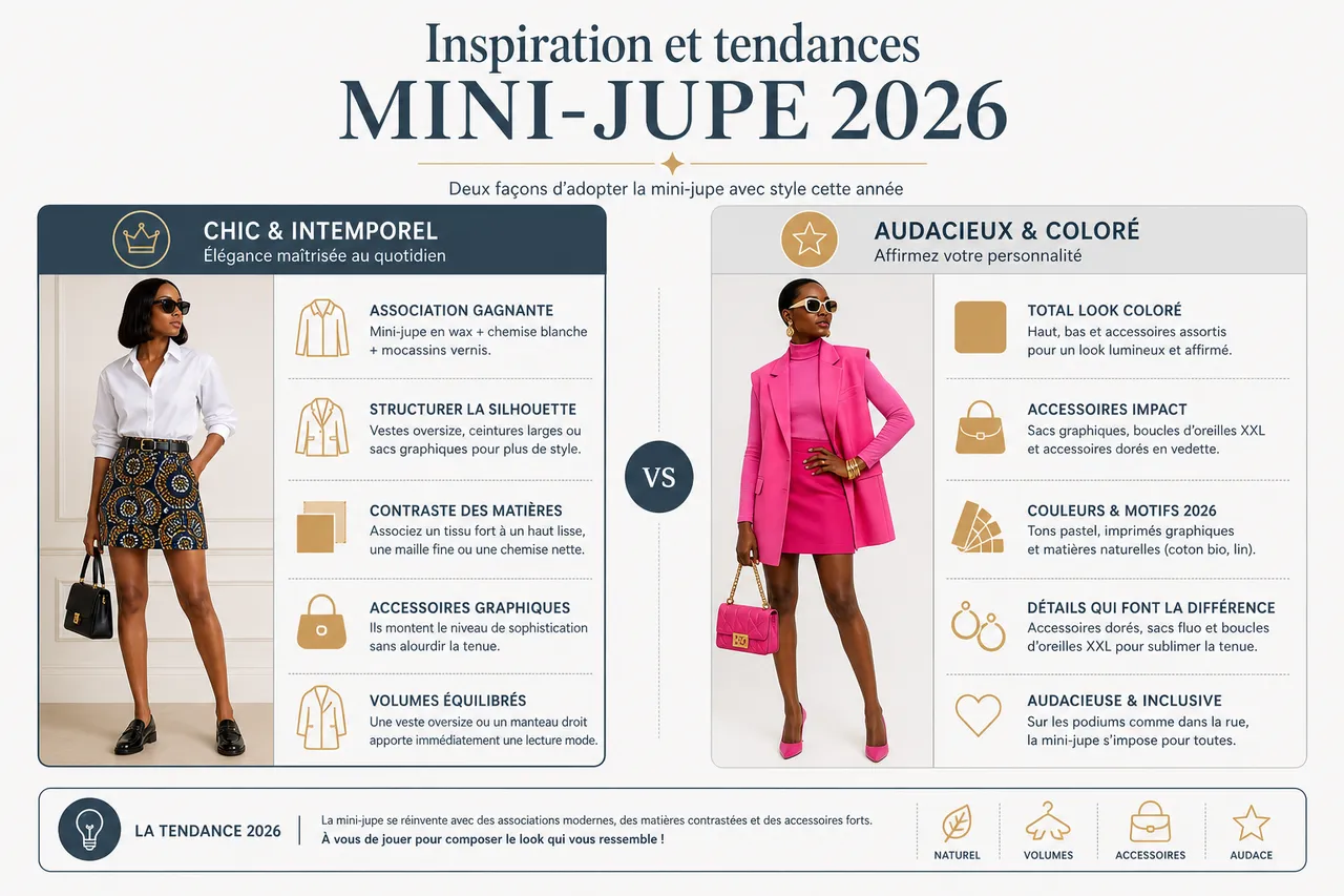 Mini-jupe: comment l’adopter avec élégance à tout âge? , Inspiration et tendances mini-jupe 2026