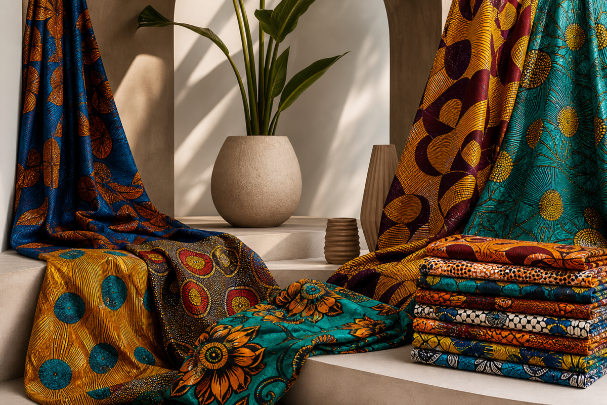 Tissus africains assortis pour un look élégant et harmonieux
