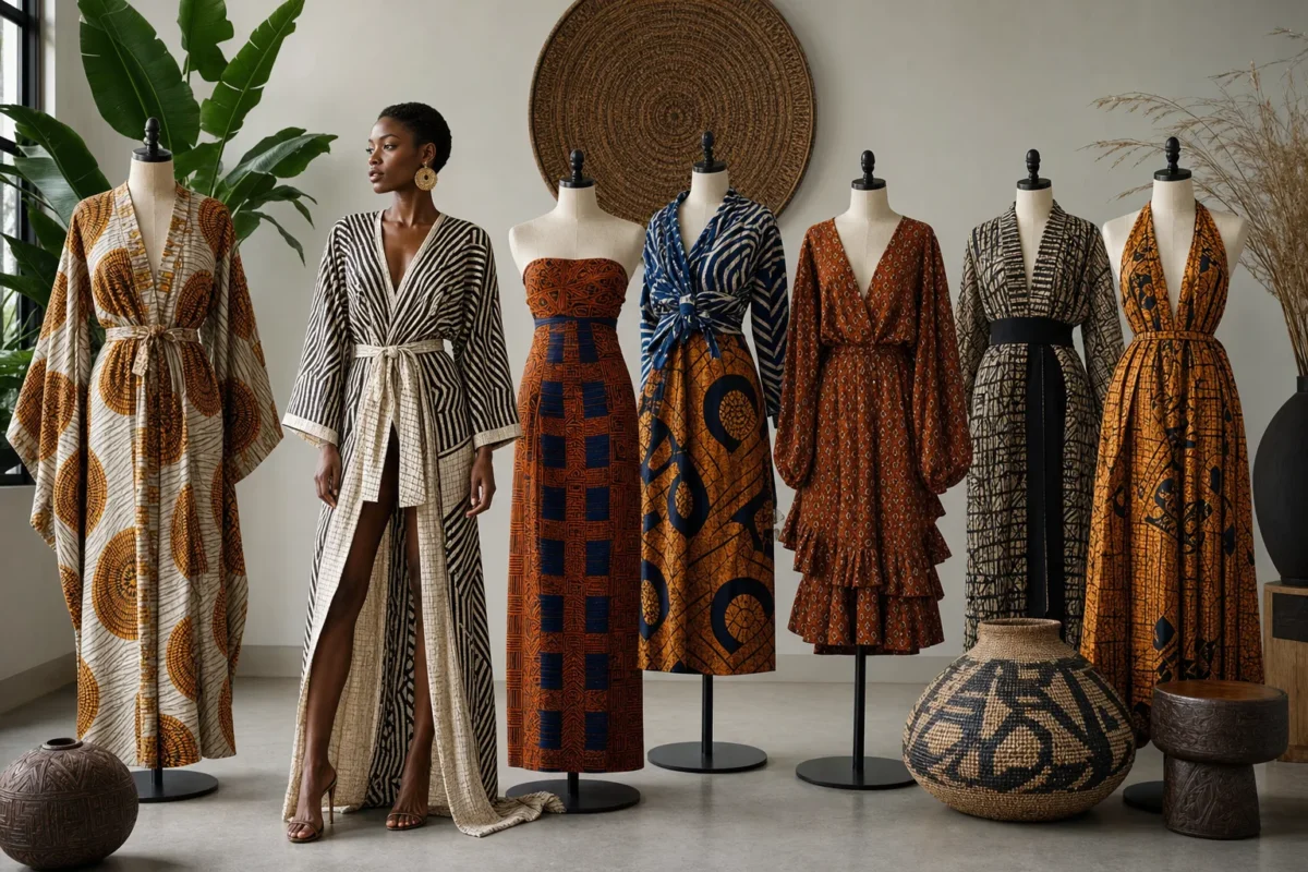 Motifs africains et morphologie pour flatter la silhouette féminine