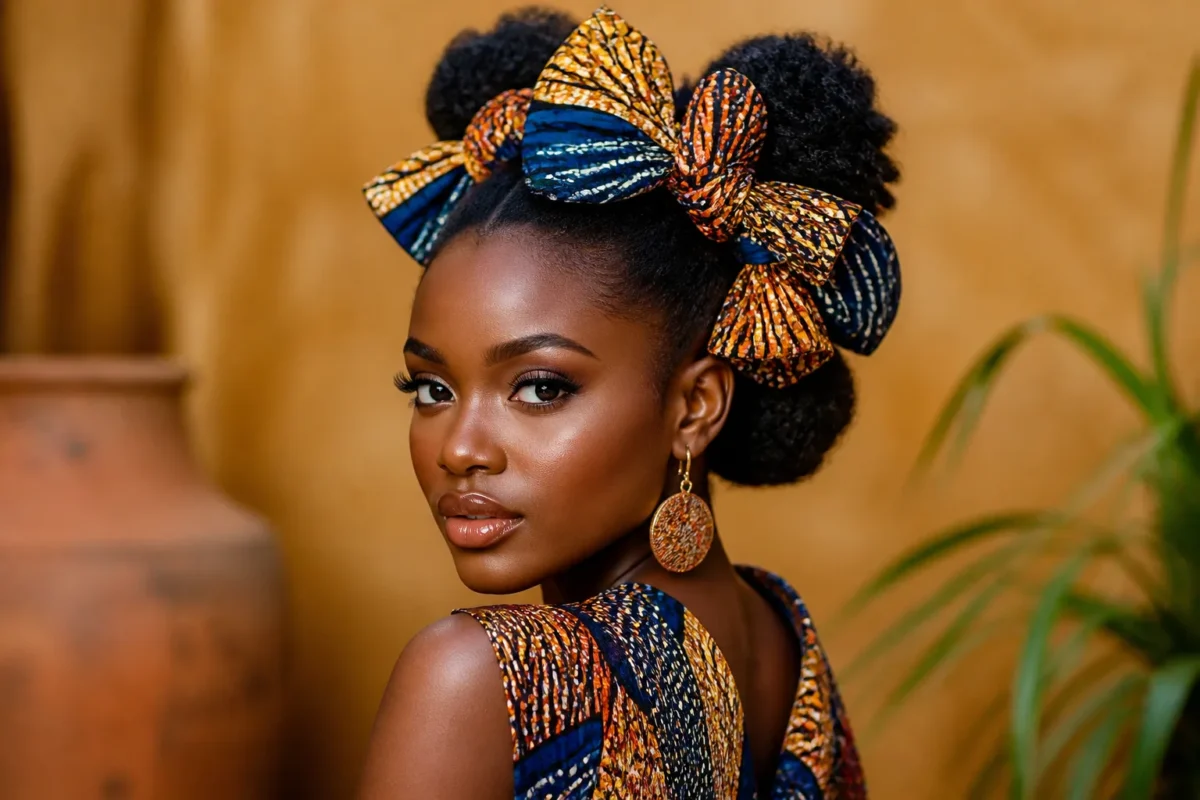 Accessoires en wax pour cheveux avec style en 2026