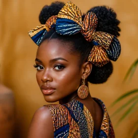 Accessoires en wax pour cheveux avec style en 2026