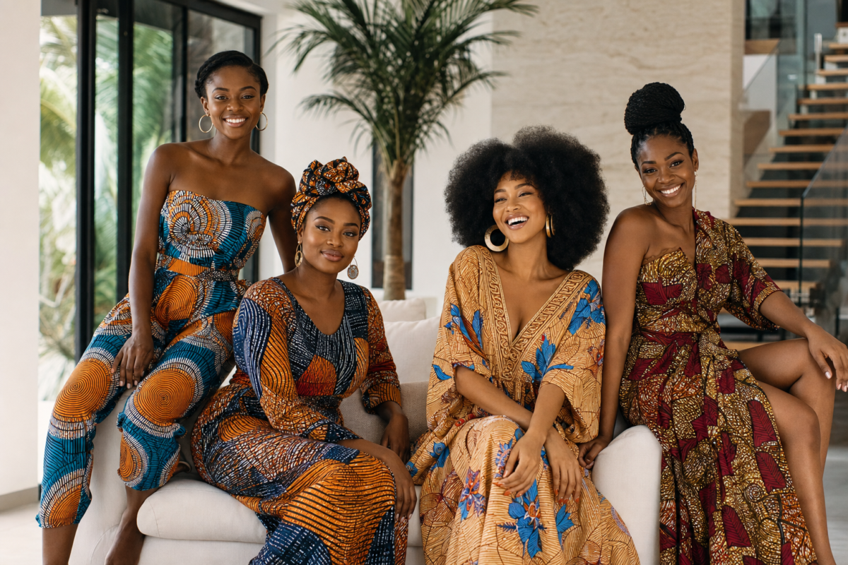 Tenues de week-end en tissus africains élégants et confortables