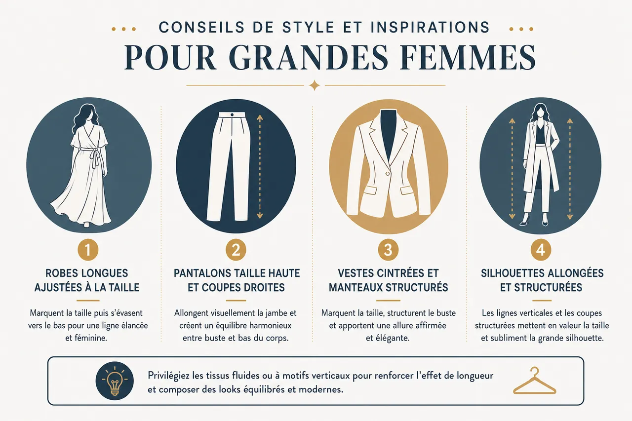 Mode pour grandes femmes: conseils de style et coupes à privilégier , Conseils de style et inspirations pour grandes femmes