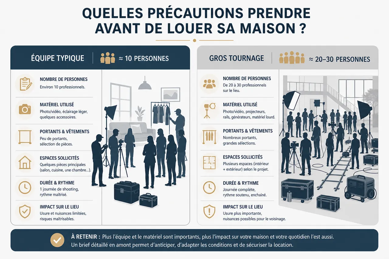 Louer sa maison pour shootings mode: précautions et conseils essentiels , Quelles précautions prendre avant de louer sa maison?