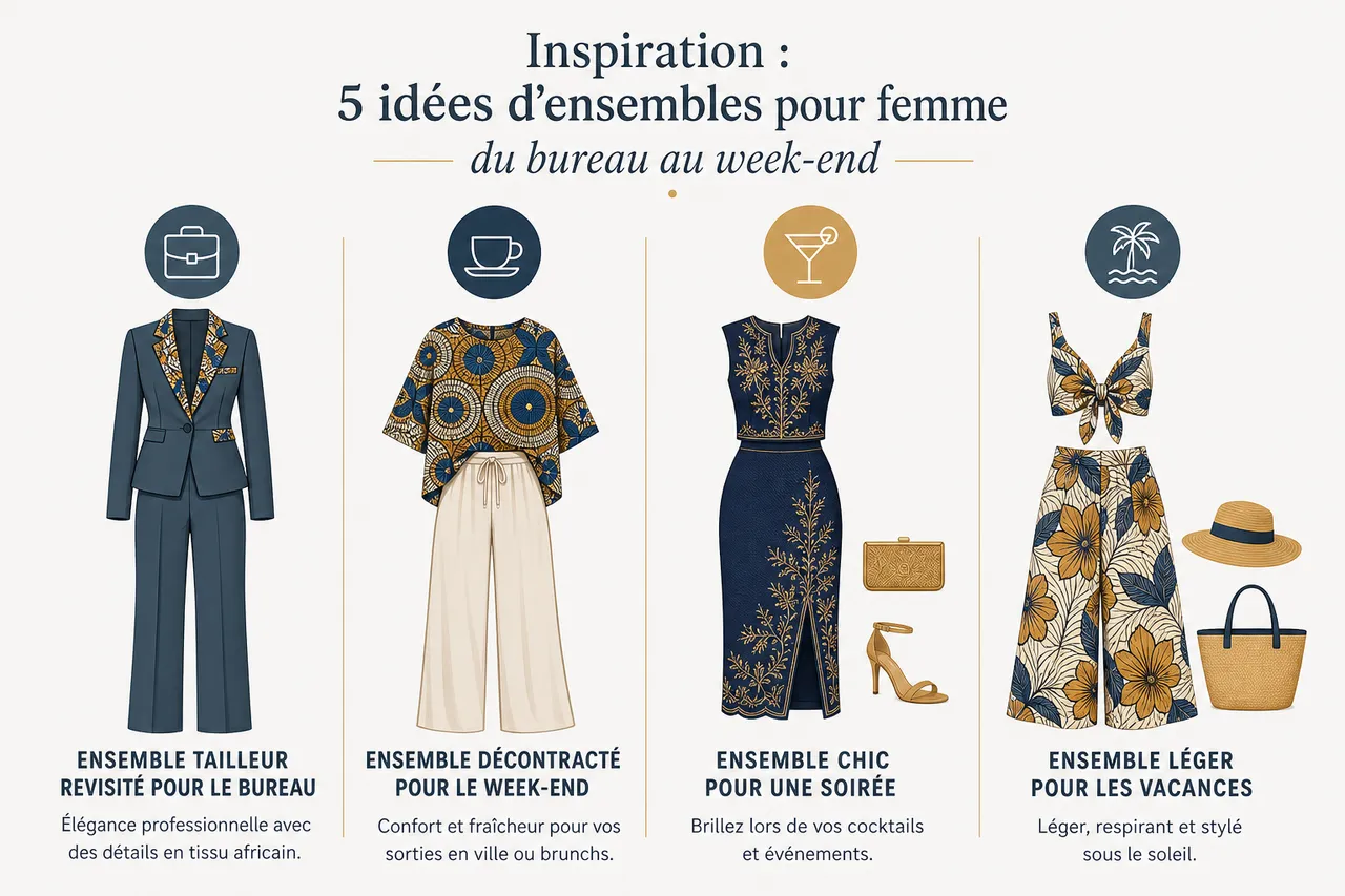 5 ensembles pour femme: du bureau au week-end avec style en 2026 , Inspiration: 5 idées d’ensembles pour femme du bureau au week-end