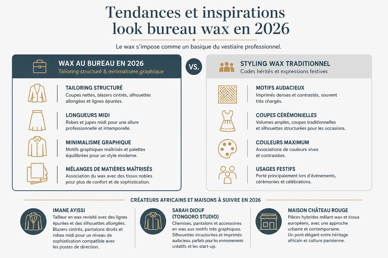 4 façons élégantes de porter le wax au bureau sans perdre en professionnalisme , Tendances et inspirations look bureau wax en 2026
