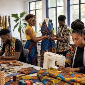 Atelier de mode alliant tradition artisanale et design moderne