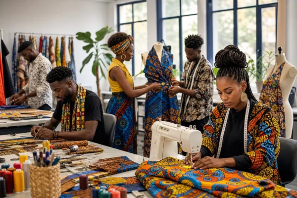 Atelier de mode alliant tradition artisanale et design moderne