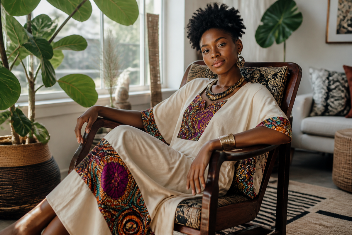 Vêtements boho chic et wax africain en style moderne 2026