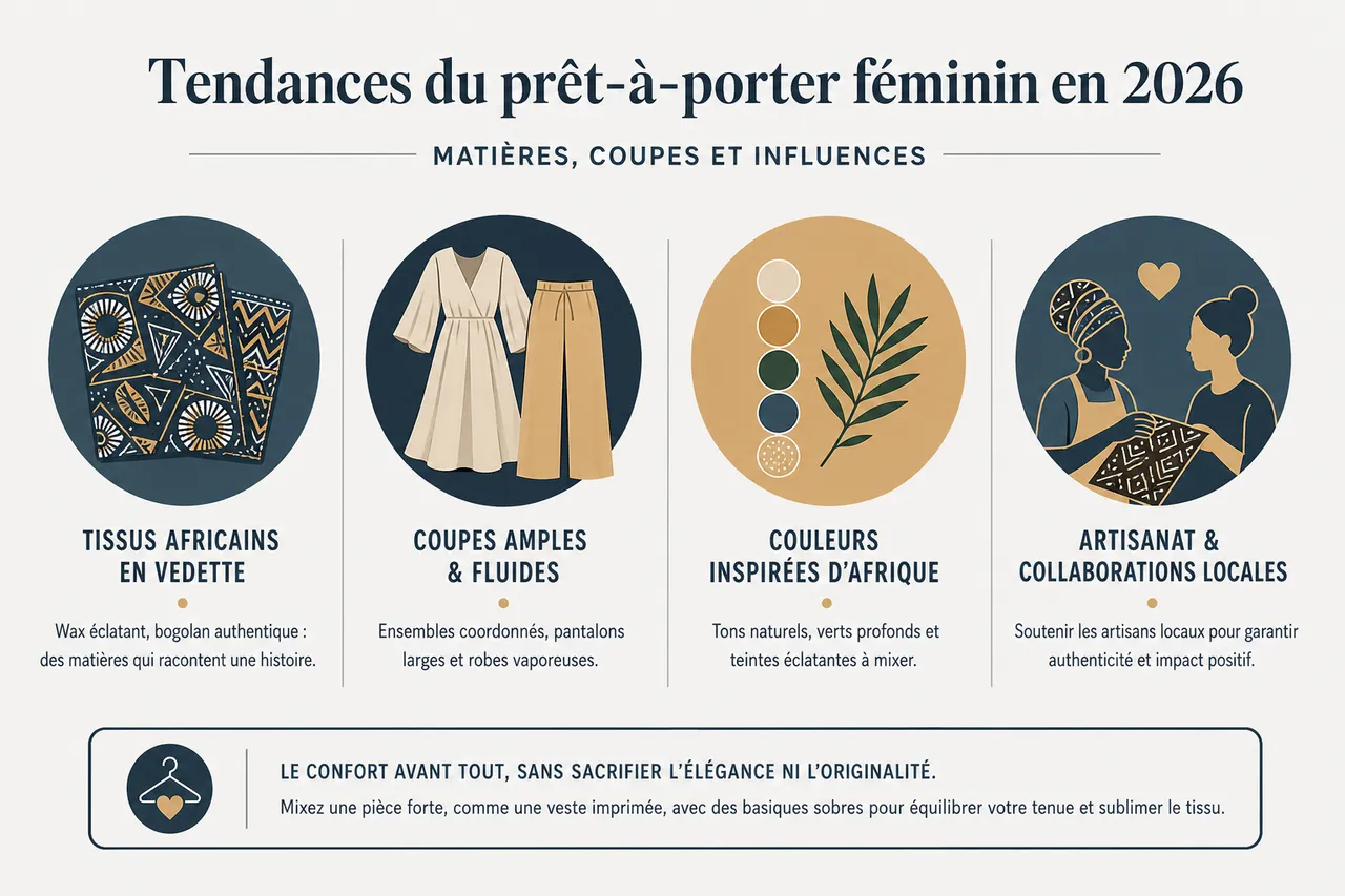 Prêt-à-porter femme: où trouver des modèles tendance sans sacrifier le confort? , Tendances du prêt-à-porter féminin en 2026: matières, coupes et influences