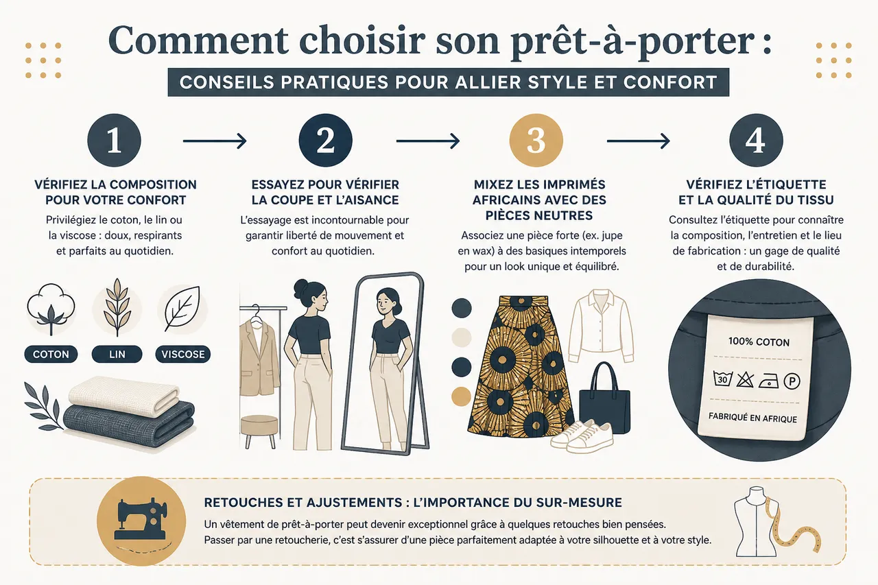 Prêt-à-porter femme: où trouver des modèles tendance sans sacrifier le confort? , Comment choisir son prêt-à-porter: conseils pratiques pour allier style et confort?