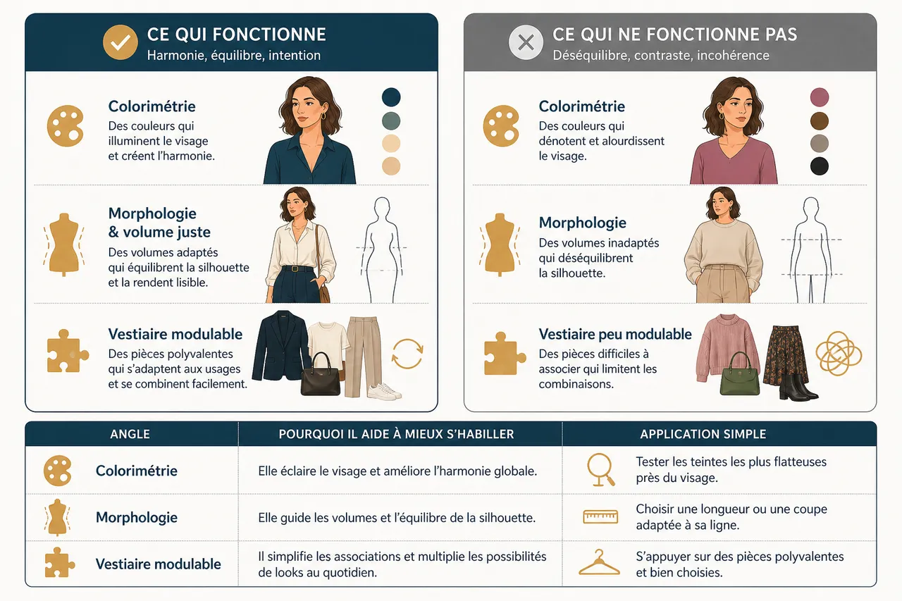 Styles de vêtements pour femme, comment trouver (et assumer) le vôtre sans suivre toutes les tendances? , Les angles qu’on oublie souvent, mais qui changent vraiment une allure