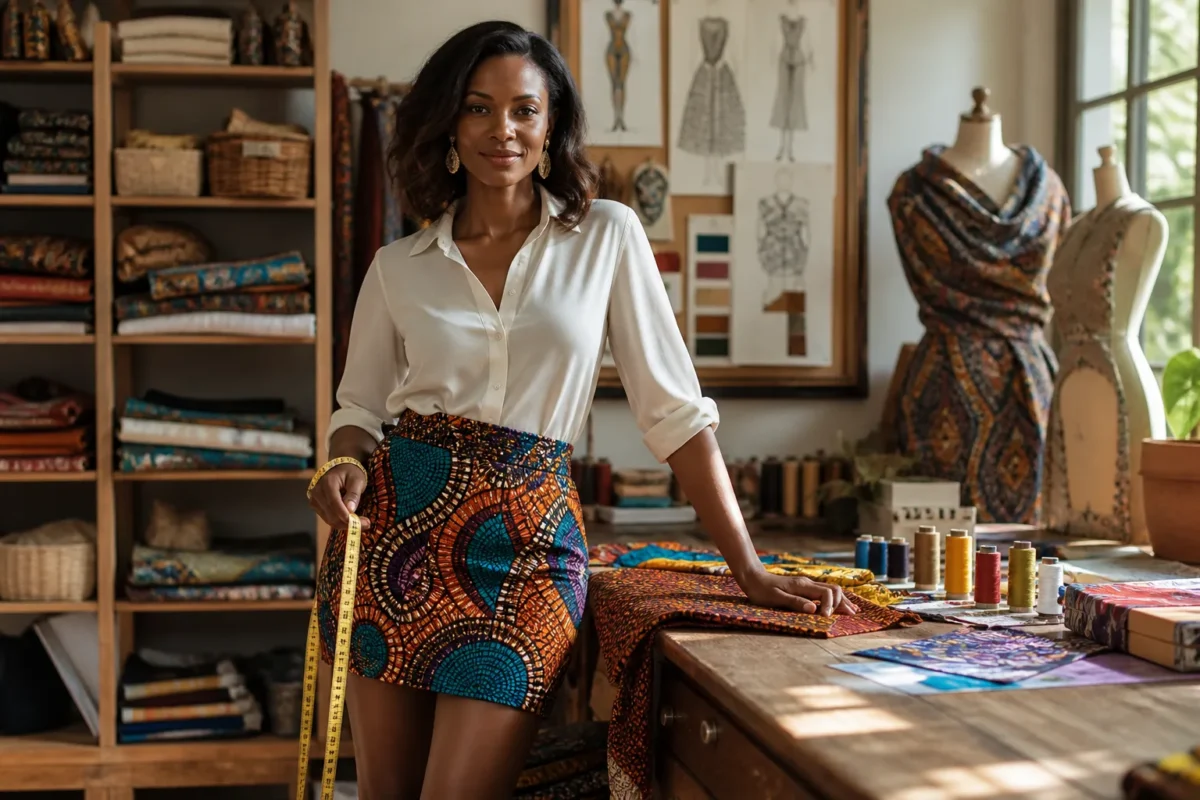 Jupe courte femme élégante avec conseils de style intemporel