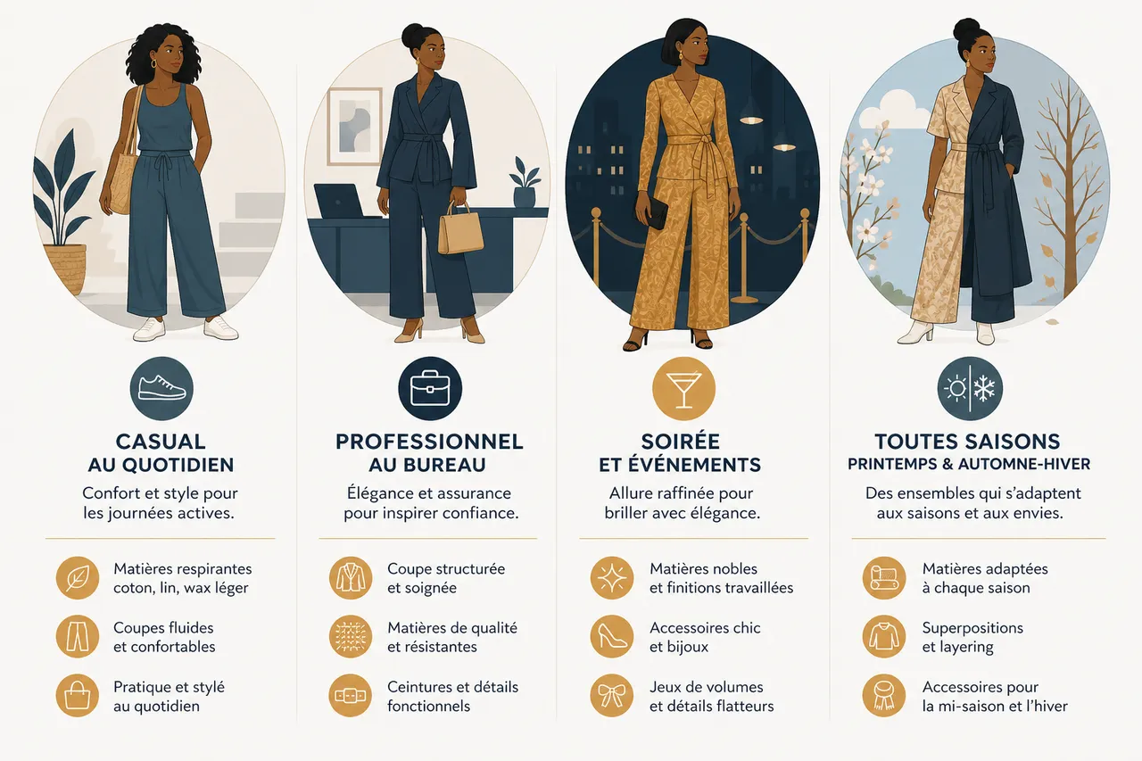 Ensemble femme: 5 façons de composer des tenues cohérentes sans se tromper , Idées d’ensembles femme pour chaque occasion