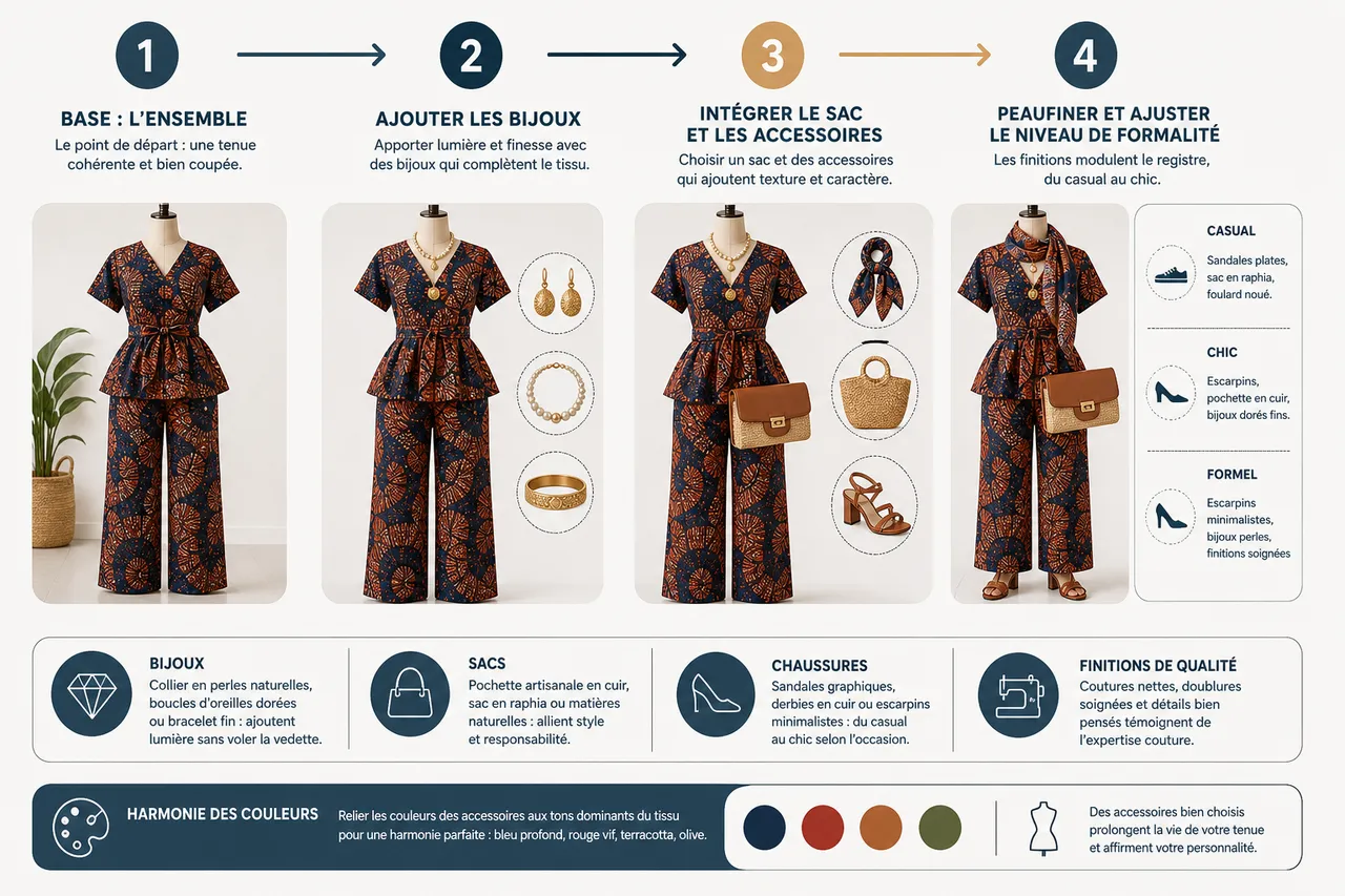 Ensemble femme: 5 façons de composer des tenues cohérentes sans se tromper , Accessoires et finitions: sublimer son ensemble femme