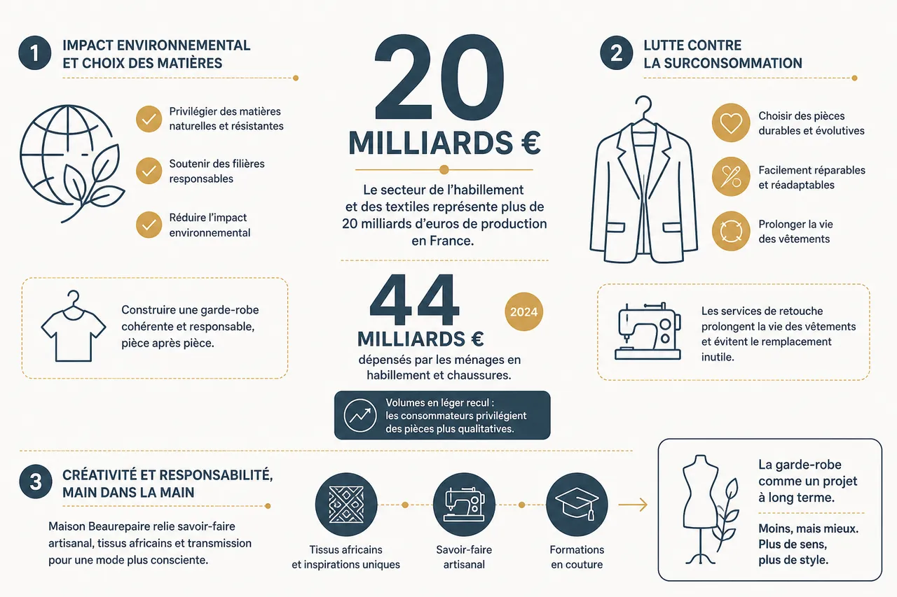 Prêt à porter pour femme: bien différencier pièces basiques et pièces fortes , Prêt à porter responsable: vers une garde-robe plus consciente